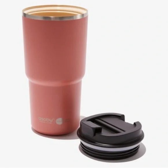 Asobu Pink Ceramic-Coated Tumbler - Picture 2 of 4